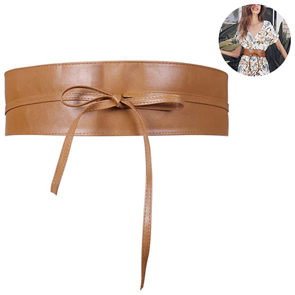 Bälten för kvinnor, mode stil, konstläder, wrap bälte