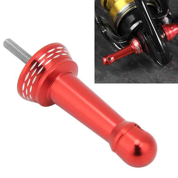Spinning Reel Stand Balanse - Helt i metall - Stativ for fiskehjul - Tilbehør til fiskehjul - Rød