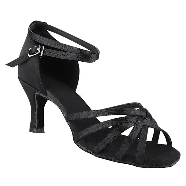 Soft Comfortable Latin Shoes Fashion Dance Shoe for Women Black 36