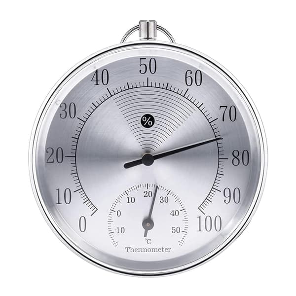 Utomhustermometer, 10 cm trådlös väggmonterad analog termometer