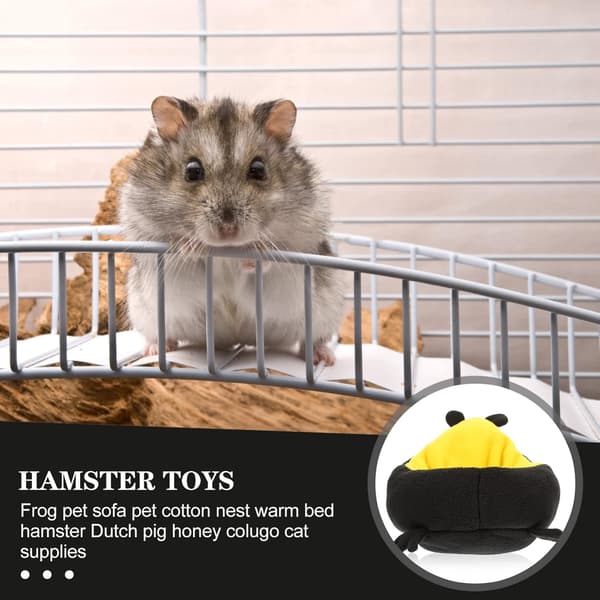 Plys Hamster Seng Sød Blød Frø Form Marsvin Gemmested Væsen