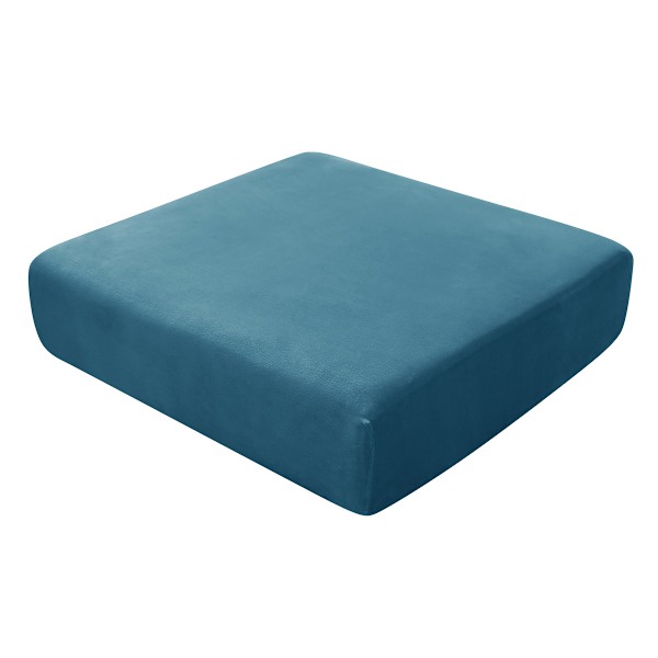 Stretch hjem hotell Sølv fløyel super myk sofa putetrekk sofa hatt sofa støvtrekk stoff Peacock Blue