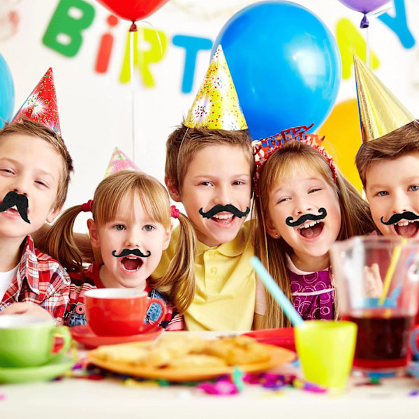 Vuxen Kostymfest, Nyhet Mustasch För Män Och Kvinnor, Syntetisk Päls Självhäftande Falska Mustascher Med Blandade Stilar, Perfekt För Temafester