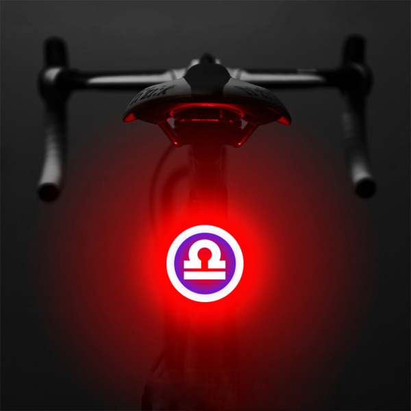 Multifunksjons sykkelbaklys, oppladbar LED-sykkelbak