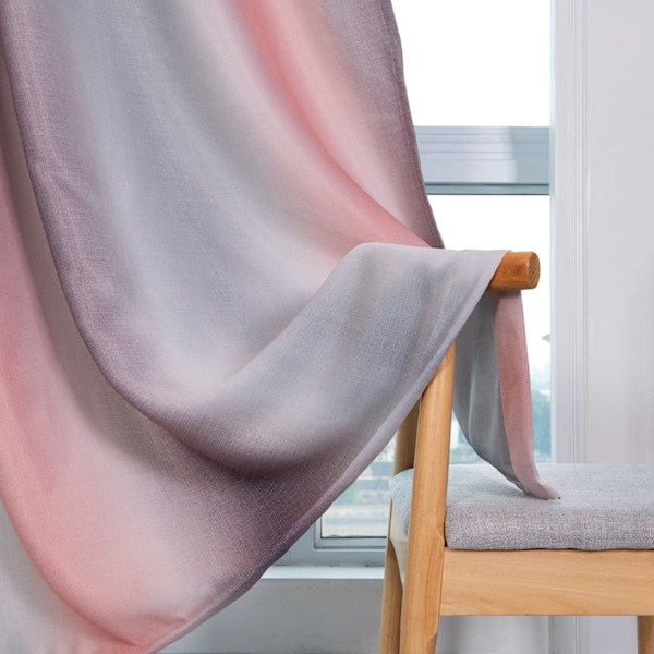 Stripe Gradient Vindusgardin Panel Stue Soverom Hotell Skillegardin (#2)