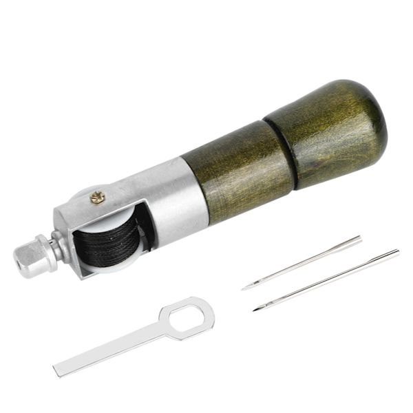 Läder sy awl nål kit DIY hand sömnad verktyg tillbehör för reparation tält ryggsäck typ A