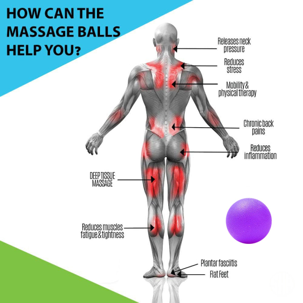 Massagebold Muskelafspænding Motion Sport Fitness Massage