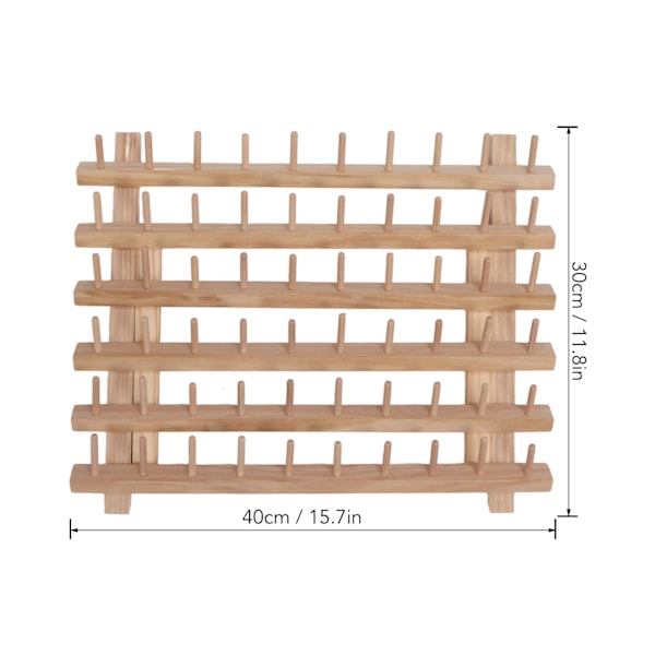 60 Puolaa Puinen Lankateline DIY Helppo Säilytys Turvallinen Ekologiset Pyökkipuu Taitettava Lankateline Lankateline Quilting