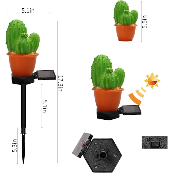 Hållbara Kreativa Markspjutslampor, Energibesparande och Miljöskydd för Utomhusbruk (Ananas)