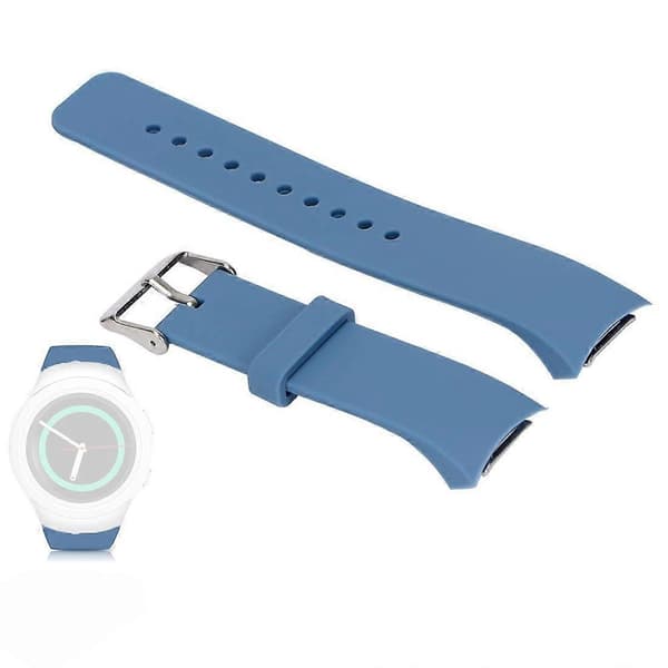 Ensfarget armbånd til Galaxy Gear S2 R720 Navy Blue