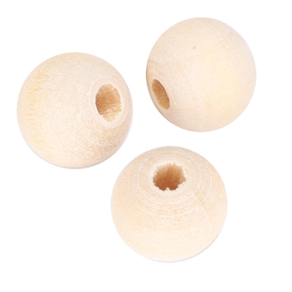 5 Bag Wood Beads Round HandMade DIY Unfinished Handcrafted Supplies 4mm/6mm/8mm/10mm(Couleur naturelle 6 mm 300 pièces)