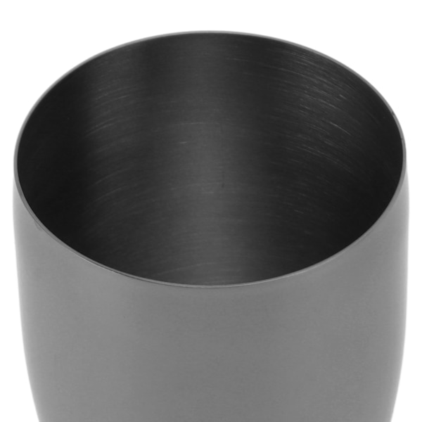 Bar Cocktail Shaker i rustfritt stål, rustfritt kjøkken, bartender, blandede drinker, melkete Shaker Cup Black