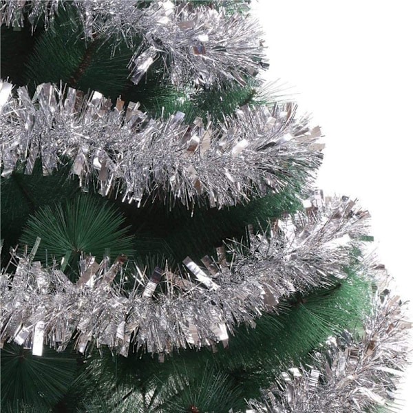 Festlig Girland för Jul, Anpassningsbar Längd Formbar Tråd Reflekterande Material Hängande Dekor, Metallisk Finish Glänsande Ornament för Inomhusbruk