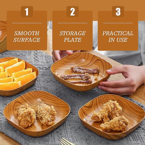 Multi Food Accessory Serveringsfat för daglig användning, 8-pack