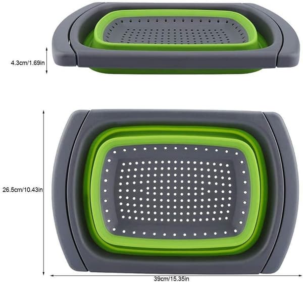 Innovativ Köksassistent, Premium Hopfällbart Silikonsil, Utdragbart & Hopfällbart För Mångsidig Användning