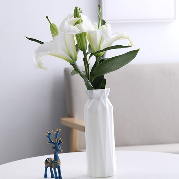 Plastvaser, Elegant Design Vas Skrivbord Modern Dekorativ