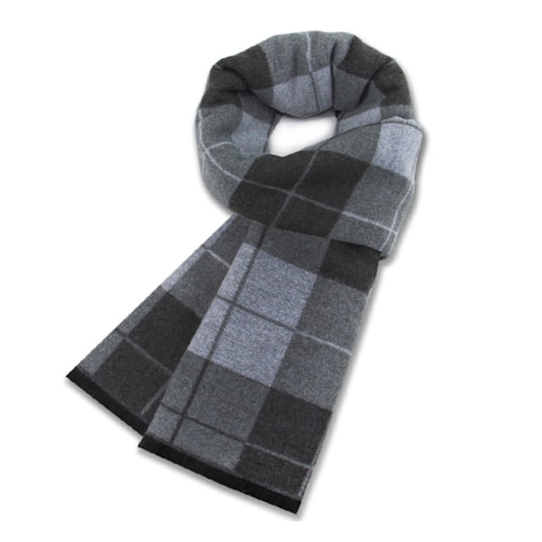 Men's Scarves Striped Men's Scarf -Winter Soft Warm Thick