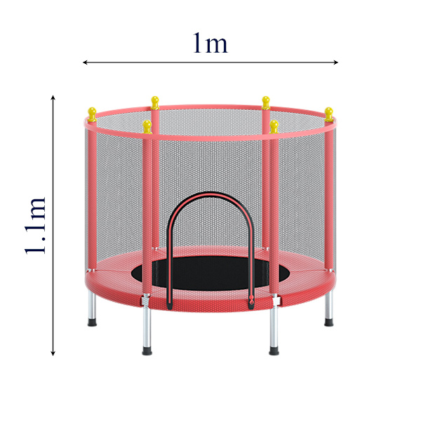 Trampolin för barn inomhus, babyhoppbädd, gnuggningssäng, hemhoppbädd, leksak, fitnessutrustning