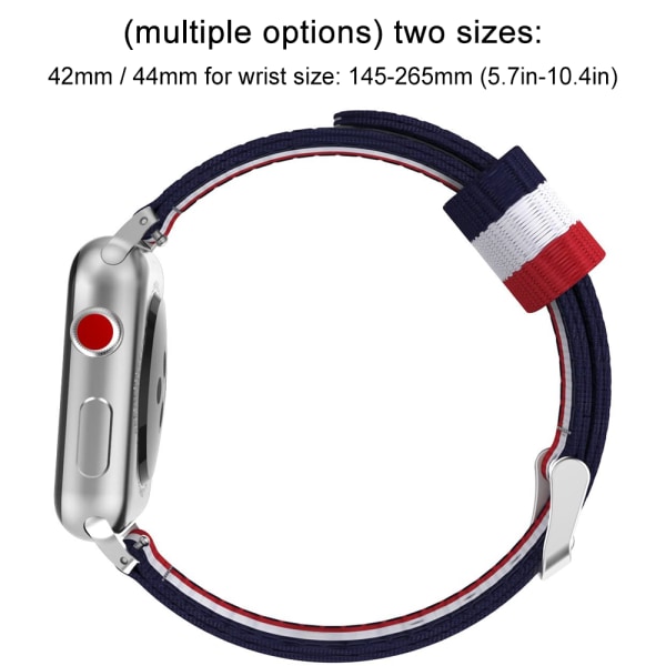 Kompatibel til Apple Watch Band, Finvævet Nylon Justerbar
