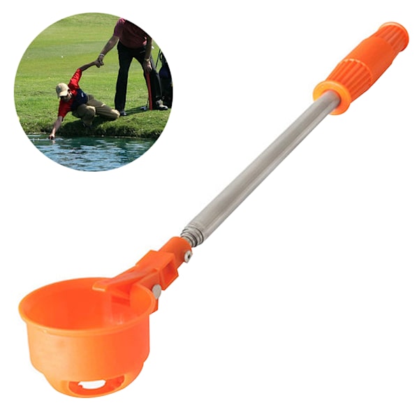 Golfpallon noutaja, ruostumaton teräs, golfpallon imutyökalulla