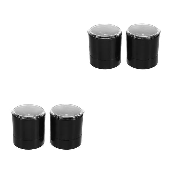 Kvernlokk i rustfritt stål for salt og pepper til kjøkkenet, 4 stk.