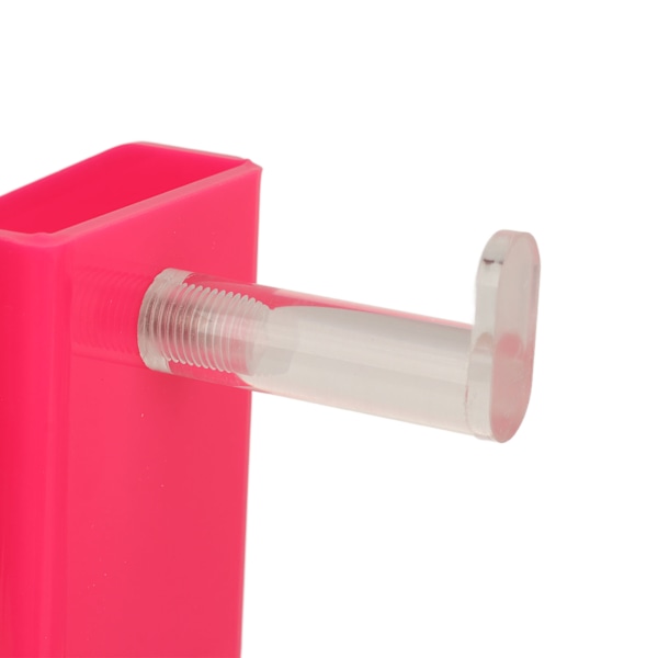 Spelkontrollhållare Akryl Stabil Utrymmesbesparande Headset Kontrollstativ för Skrivbord Present Rosa och Transparent Rundad Botten