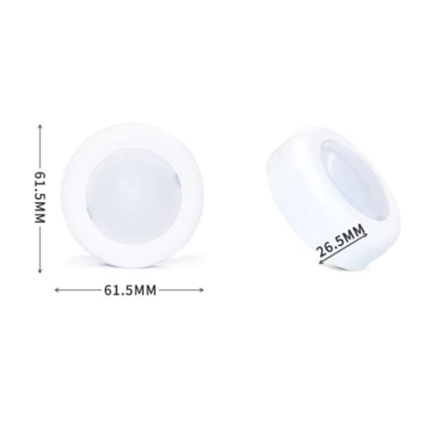 Batteridrivna Pucklampor, Trådlös Touch-lampa Under Skåp Med RGB-färgändringar Och Dimbar LED-belysning, Enkel Installation Nattlampa För Kök,