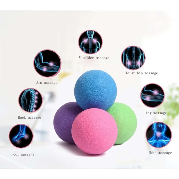 Bärbar Fitness Injection Fascia Ball Massageboll Deep Muscle