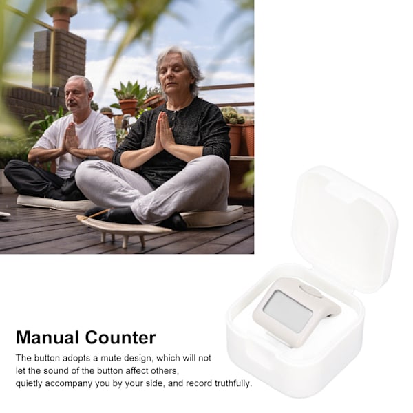 Finger Counter Luminous Display Quiet Design Lock Screen Button Adjustable Size Clicker Counter