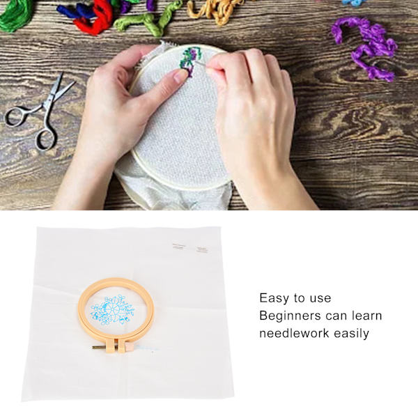 Trykte broderispeil kjærlighetsspire mønster klassisk mote vakre DIY broderikit