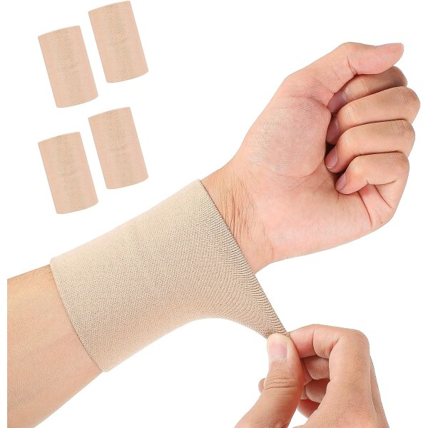 2 Pairs Compression Wrist Sleeve Compression Wrist Brace Wrist