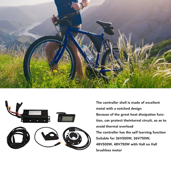 26A Sinus 3-tilstands motorstyring GD01 displaypanel fingergas Power Assisted Sensor vandtæt stik elektrisk cykel modifikationssæt