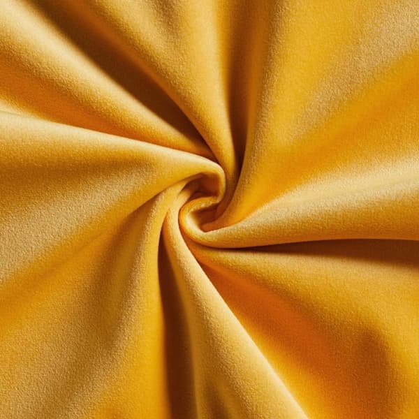 Bløde gule dekorative pudebetræk, 100% Grade A Velvet til sofa, seng, kontor (sæt med 2)