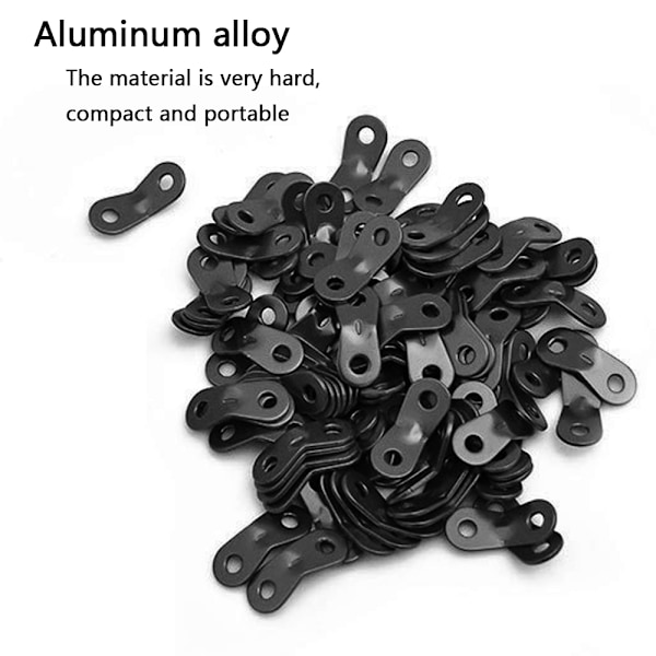 30 st tältsträckare i aluminiumlegering för tält utomhusvandring