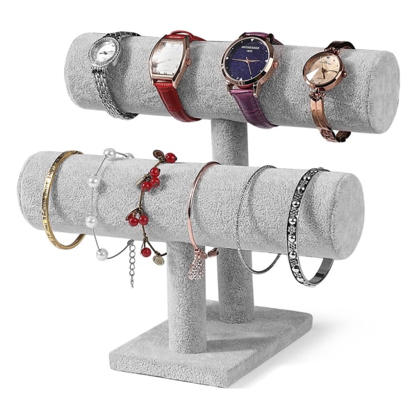 Sammetssmycken Sammetsarmbandsstativ Smyckeshållare Watch