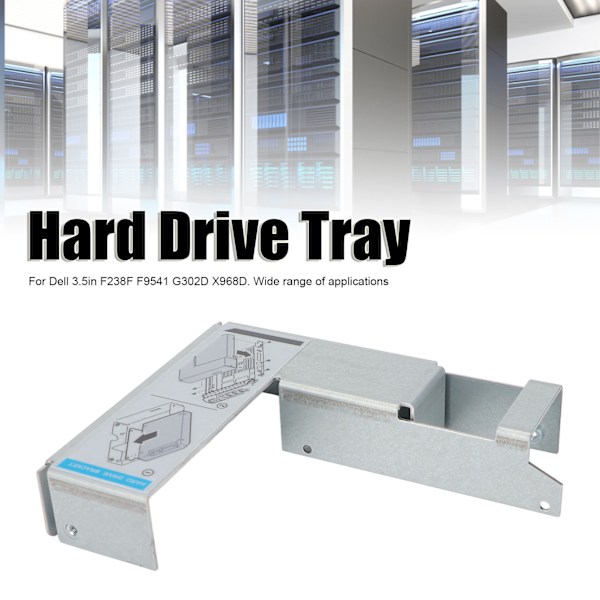 Harddiskbakke 2,5 tommer til 3,5 tommer SSD-adapter Harddiskadapterbeslag til Dell R710 R720 R730 R630 R610