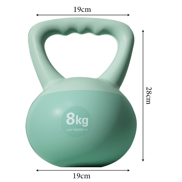 Pehmeä Kettlebell Naisten Kyykkyharjoitteluohjelmisto 5kg Potti Kuntosalipallot Lantion Voimaharjoittelu Hiekka Kettlebell Fitness
