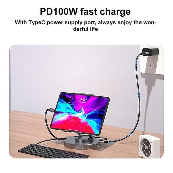 4K/60Hz Multiport HUB -laajennustelakka Not Specified