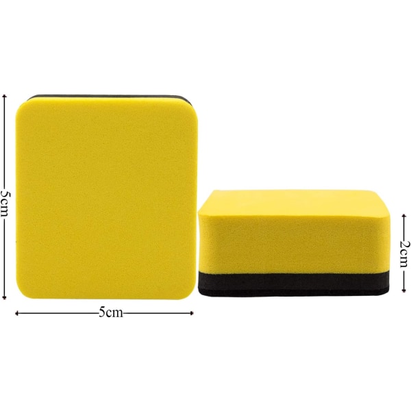 Mini Dry Erase Erasers Dry Erase Pyyhkimet, 40 Pack Magneetti