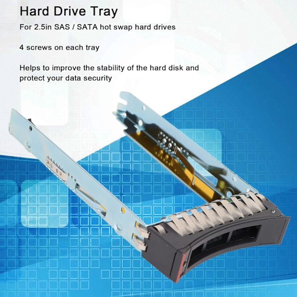 Hårddiskfack 2,5 tum SAS SATA HDD-fack Caddy Hårddiskadapterfäste för Lenovo IBM X3850 X3950 X3650 M2 M3 X5