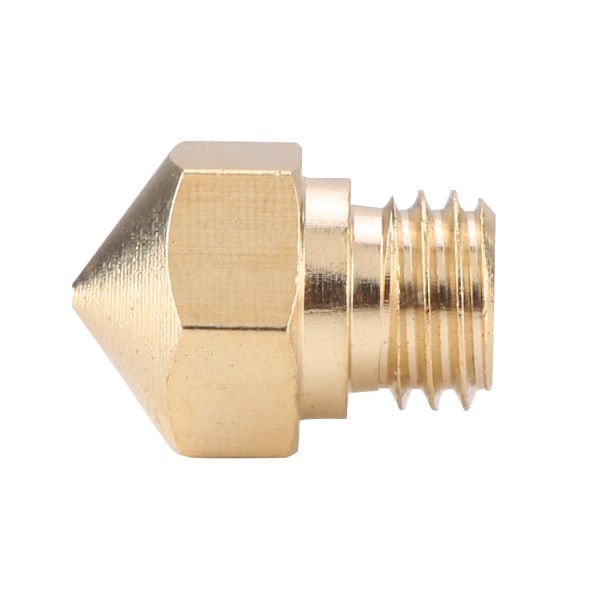 10 stk. 0,4 mm ekstruderdyse i messing til Mk10 3D-printertilbehør
