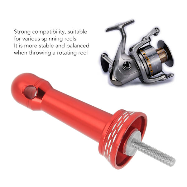 Spinning Reel Stand Balanse - Helt i metall - Stativ for fiskehjul - Tilbehør til fiskehjul - Rød