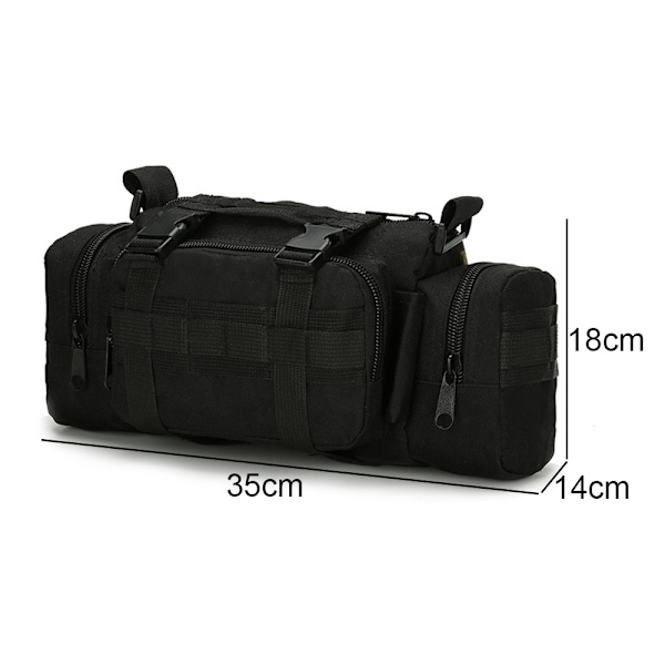 Lantio Vyölaukku Vedenpitävä Fanny Pack Taktinen Olkalaukku