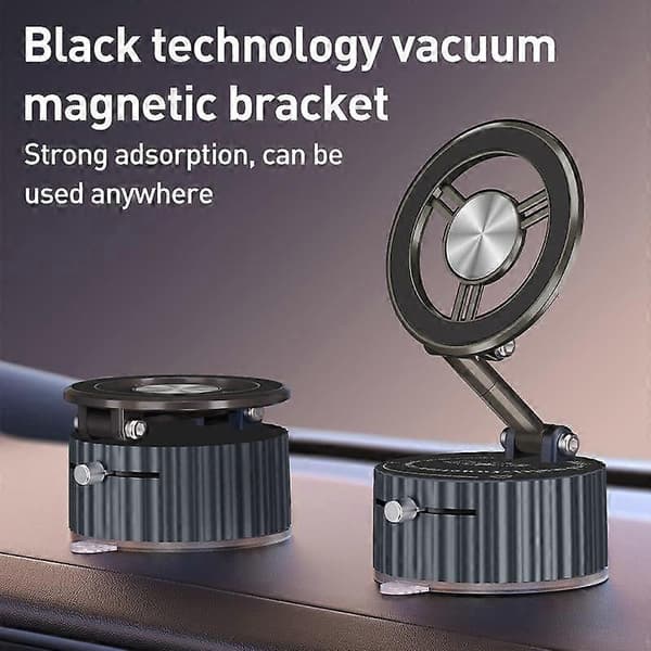 Vakuumadsorpsjon magnetisk biltelefonholder BDK102 Silver