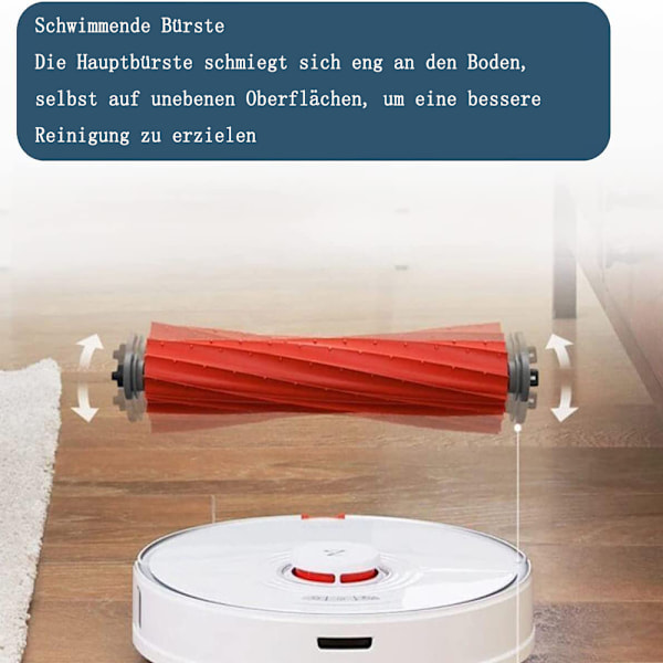 Robotdammsugartillbehör, Högkvalitativa reservdelar för Roborock S7-serien, Slitstarkt material som säkerställer säkerhet och effektivitet, Värdefullt paket