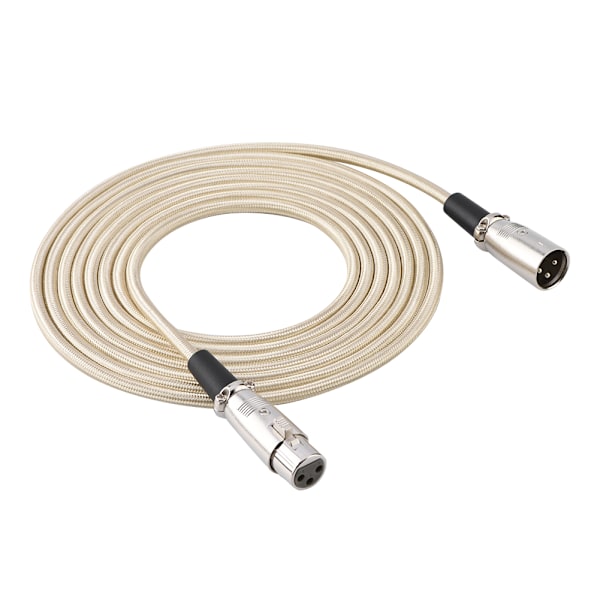 3-pin XLR-uros XLR-naaras mikrofoni-mikrofoni kaapeli audiojohto 5 metriä / 16,4 jalkaa