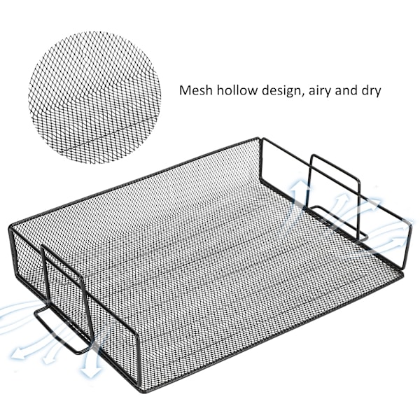 Filarkiv Dokumentbricka Flerskikts Skrivbordsförvaring Organizer Korg Horisontell Brevställ