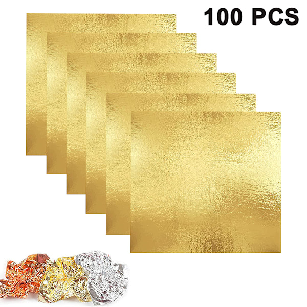 Leaf Imitation Gold Silver Copper Leaf for DIY Gilding Crafting