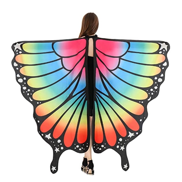 Kvinner Halloween Party Butterfly Wings Sjal for Jenter Voksen