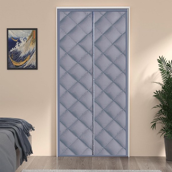 Magnetisk termisk gardin til døre 80x190 cm, vandtæt, vindtæt